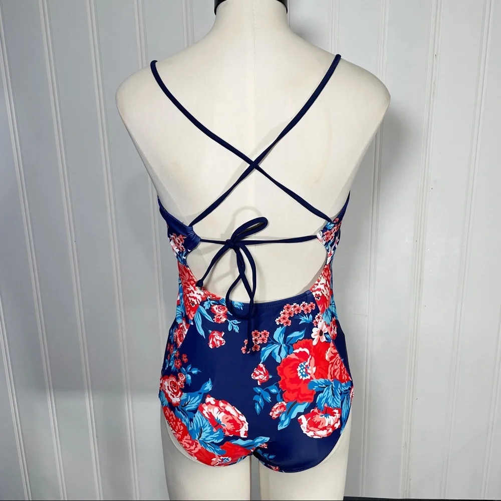 Ekouaer blue floral